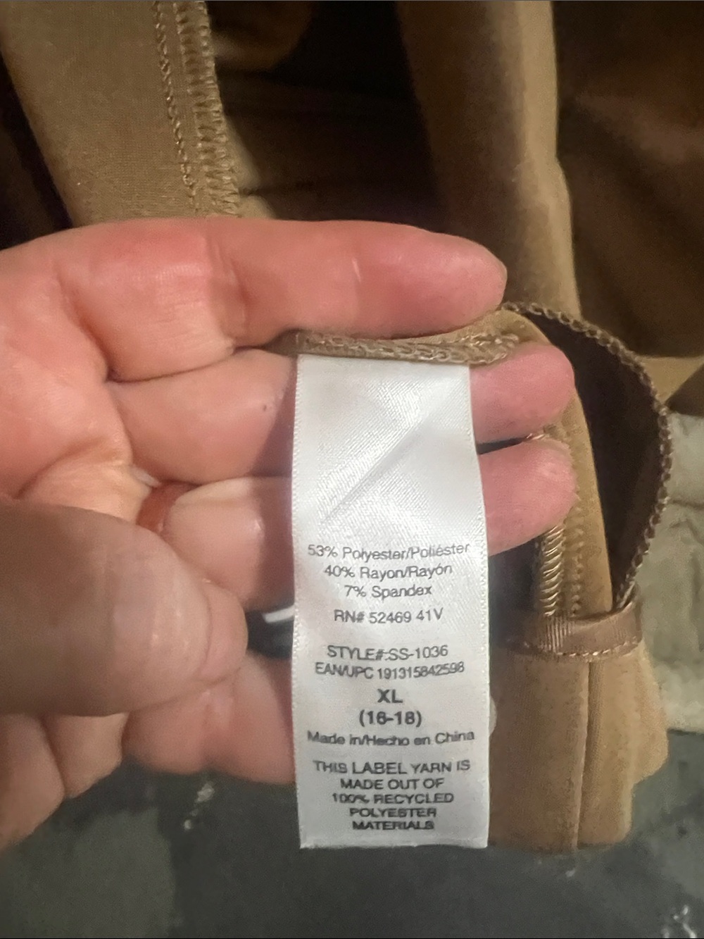 Scoop NYC Tan Open-Front Blazer - Picture 3 of 6
